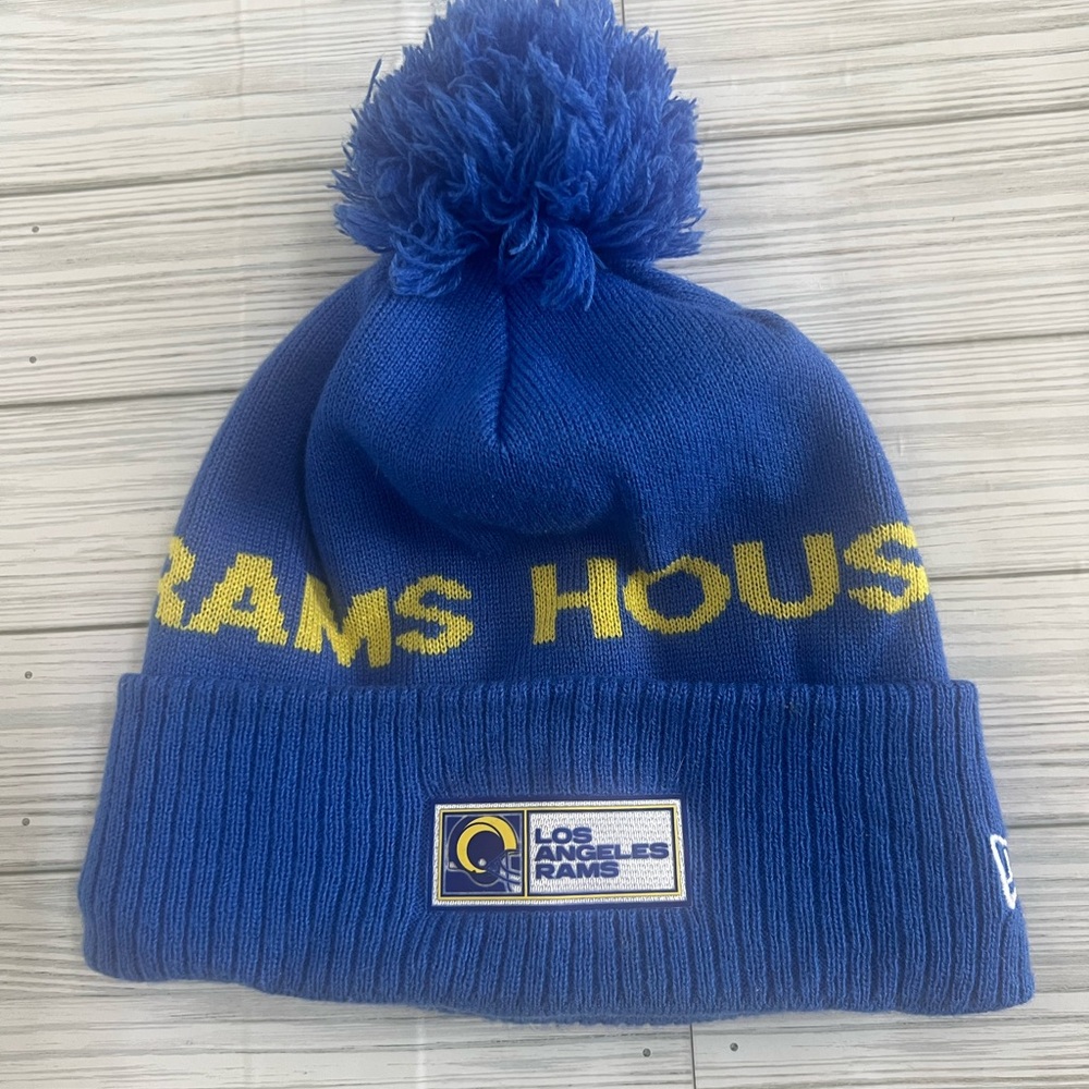 NFL New Era Los Ángeles Rams blue Knit Beanie